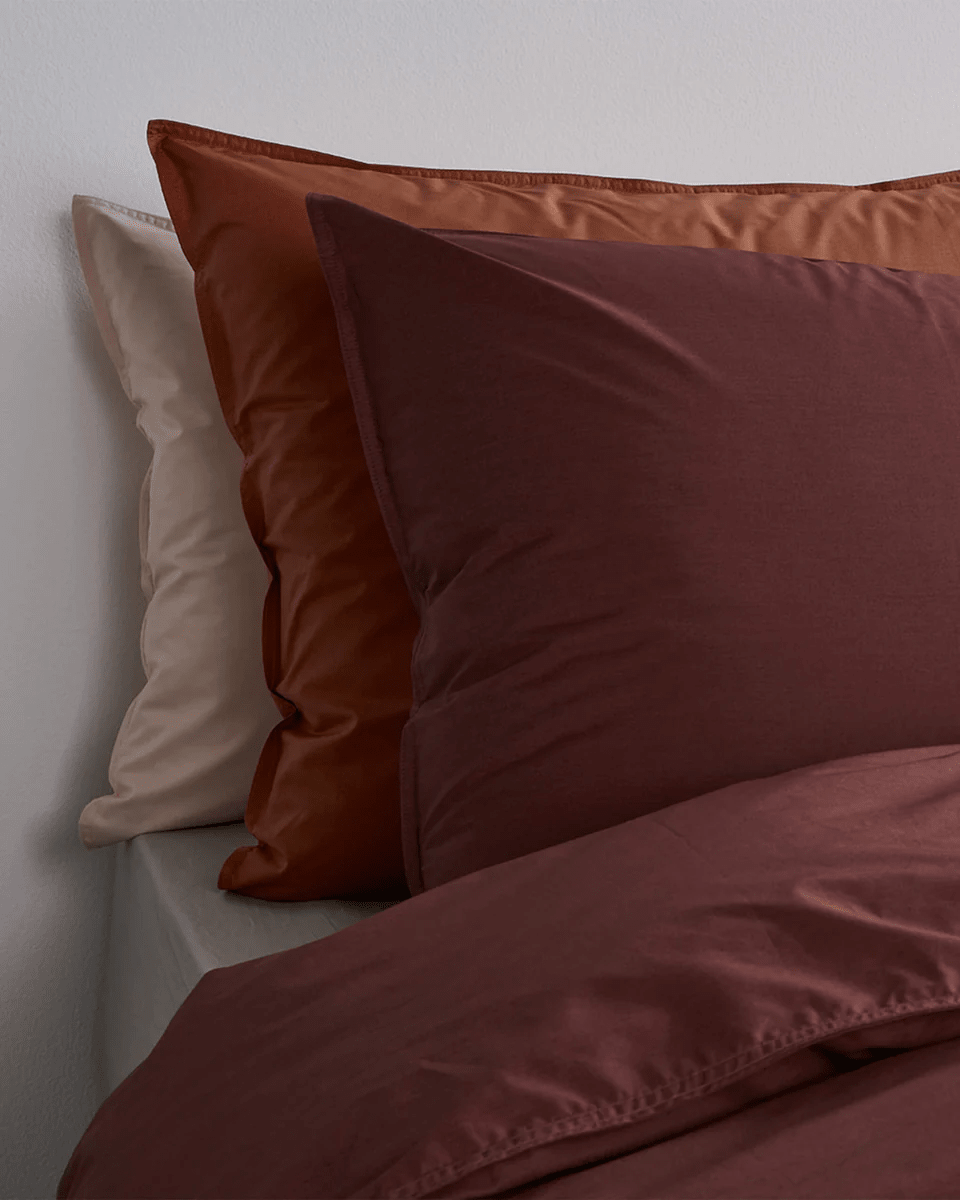 Suite702 Bettbezug BRIQUE RED rot Baumwolle | 135x200cm - Sir Henrys