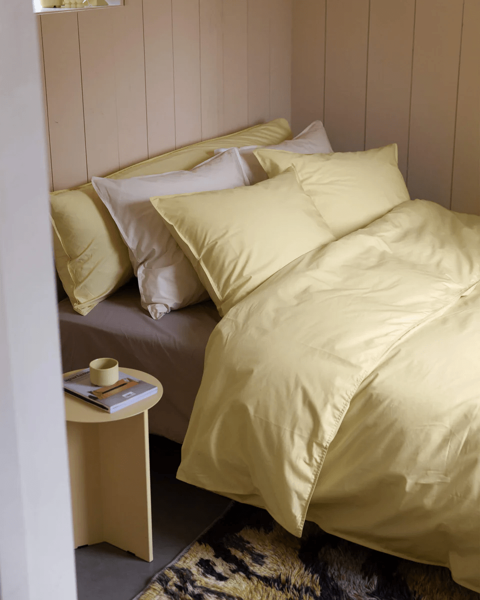 Suite702 Bettbezug BUTTER YELLOW gelb Baumwolle | 135x200cm - Sir Henrys