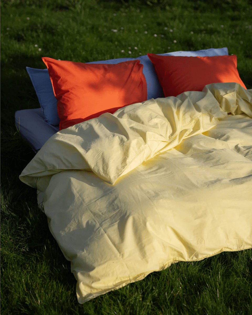 Suite702 Bettbezug BUTTER YELLOW gelb Baumwolle | 135x200cm - Sir Henrys