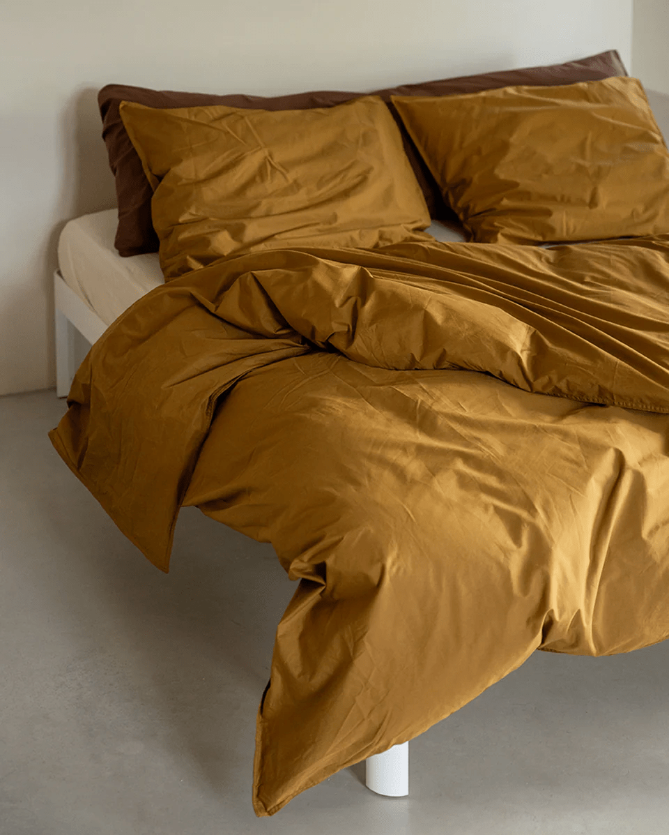 Suite702 Bettbezug KHAKI GOLD Baumwolle | 135x200cm - Sir Henrys