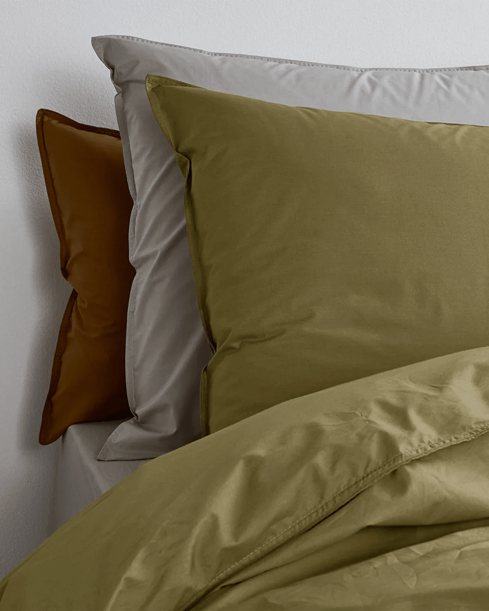 Suite702 Bettbezug OLIVE GREEN Baumwolle | 135x200cm - Sir Henrys