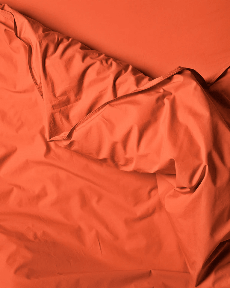 Suite702 Bettbezug POPPY ORANGE orange Baumwolle | 135x200cm - Sir Henrys