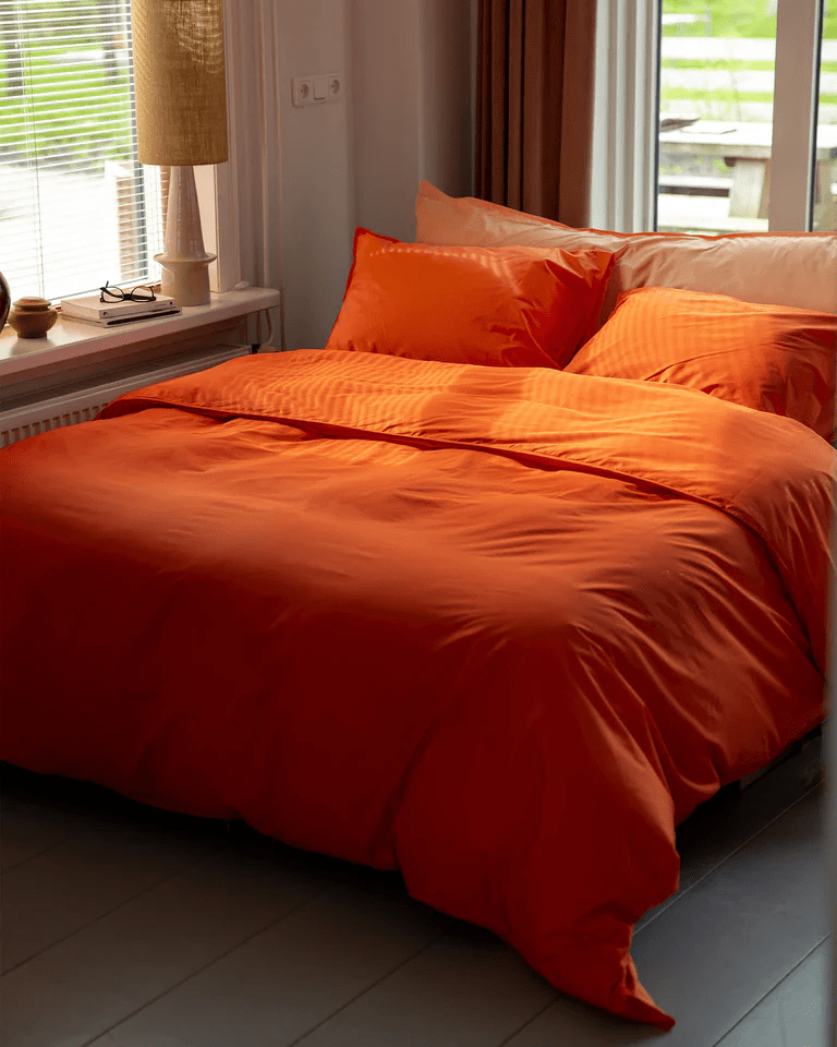 Suite702 Bettbezug POPPY ORANGE orange Baumwolle | 135x200cm - Sir Henrys
