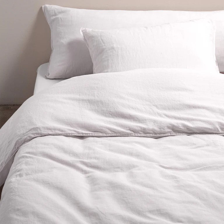 Suite702 Bettbezug WHITE beige Leinen | 135x200cm - Sir Henrys