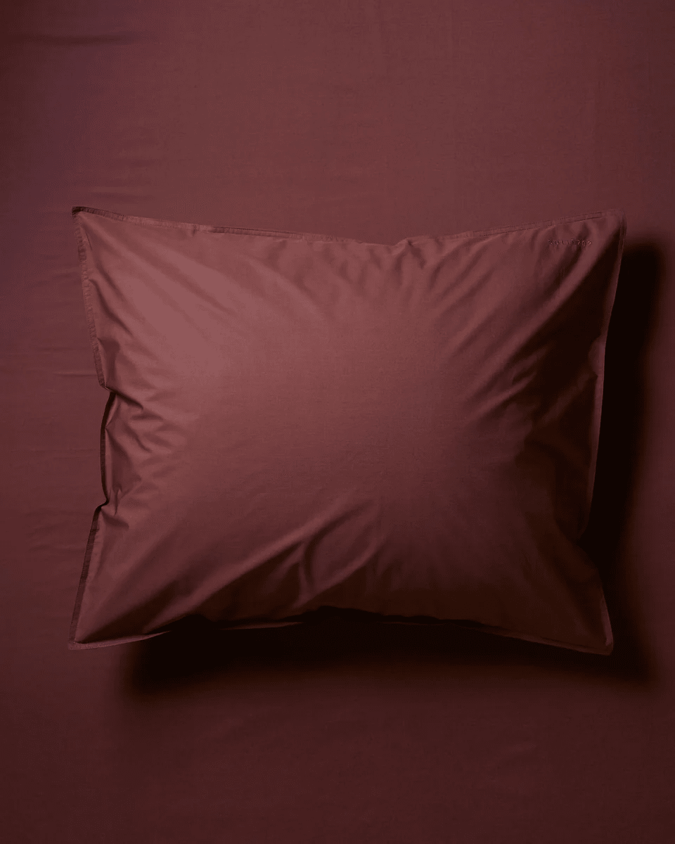 Suite702 Kissenbezug BRIQUE RED rot Baumwolle | 80x80cm - Sir Henrys