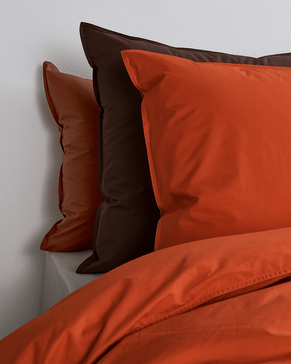 Suite702 Kissenbezug POPPY ORANGE orange Baumwolle | 80x80cm - Sir Henrys