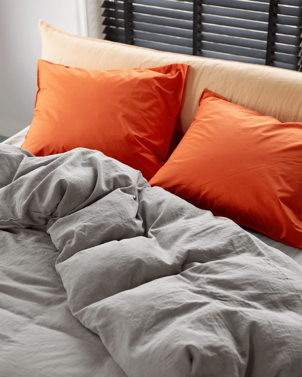 Suite702 Kissenbezug POPPY ORANGE orange Baumwolle | 80x80cm - Sir Henrys