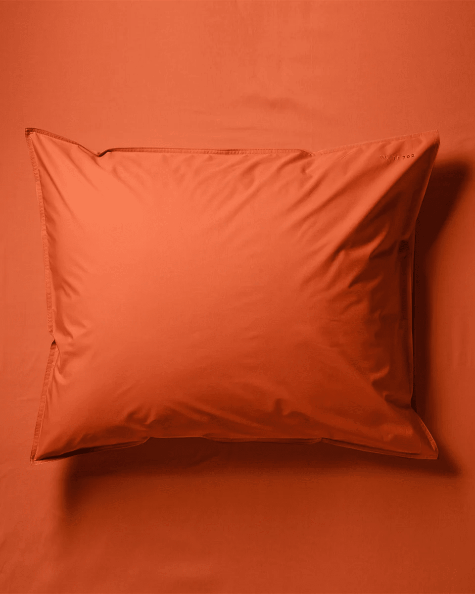 Suite702 Kissenbezug POPPY ORANGE orange Baumwolle | 80x80cm - Sir Henrys