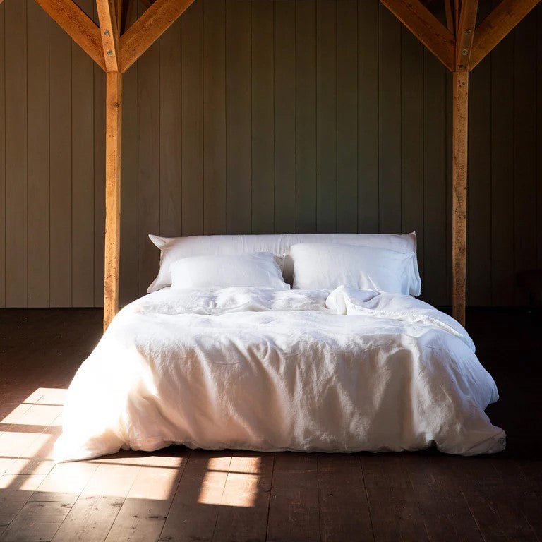 Suite702 Kissenbezug WHITE weiß Leinen | 80x80cm - Sir Henrys