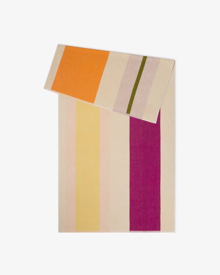Suite702 Strandtuch YELLOW FUCHSIA gestreift | 90x180cm - Sir Henrys