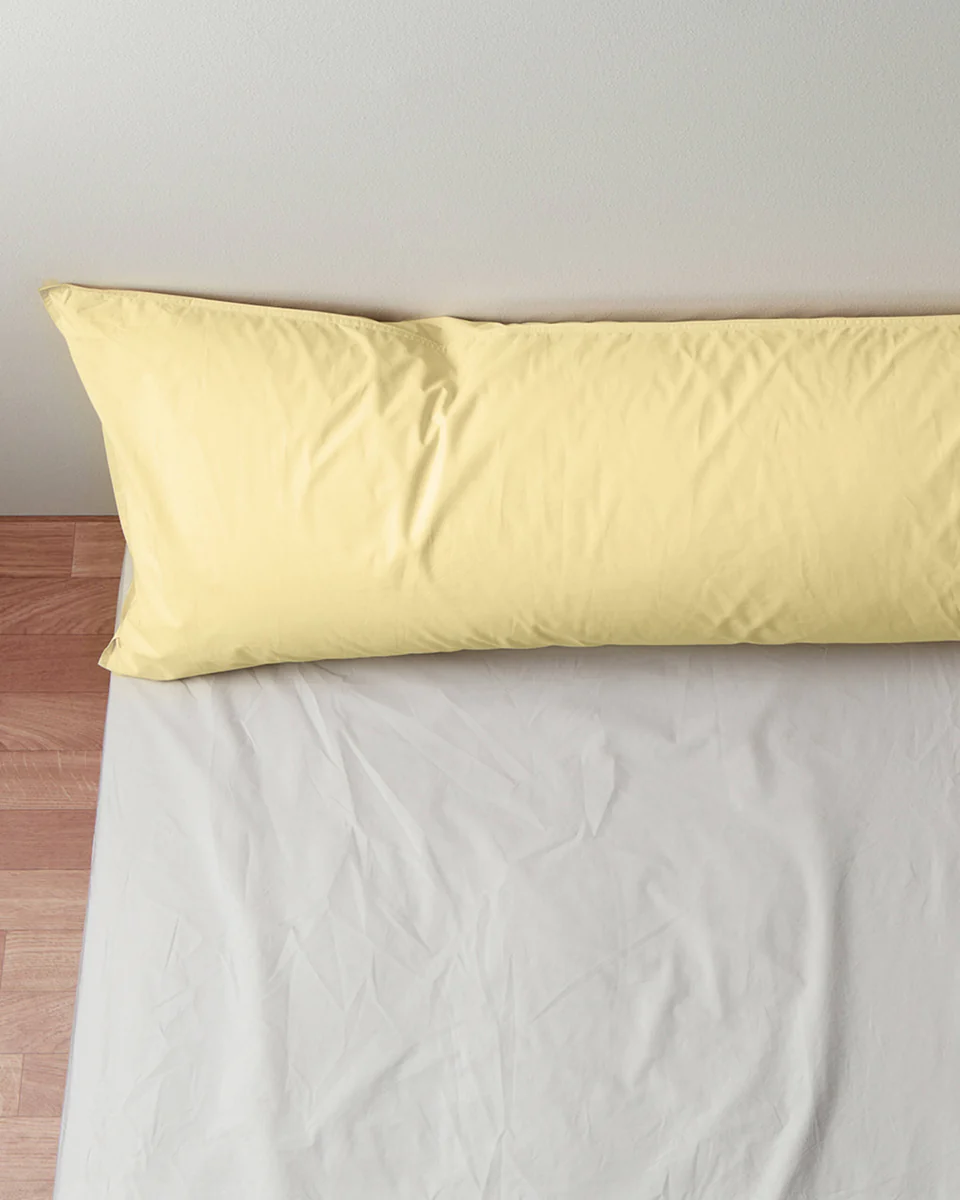 Suite702 Kissenbezug BEDMATE 180 BUTTER YELLOW gelb | 50x180cm