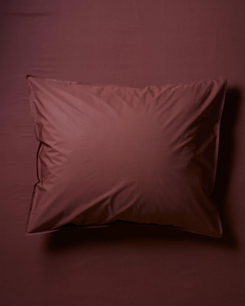 Suite702 Kissenbezug BRIQUE RED rot Baumwolle | 80x80cm