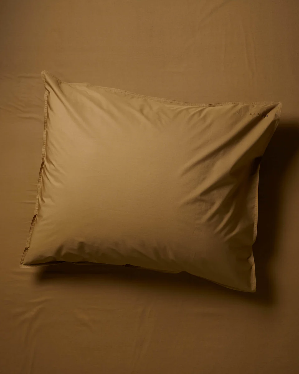 Suite702 Kissenbezug KHAKI GOLD Baumwolle | 80x80cm