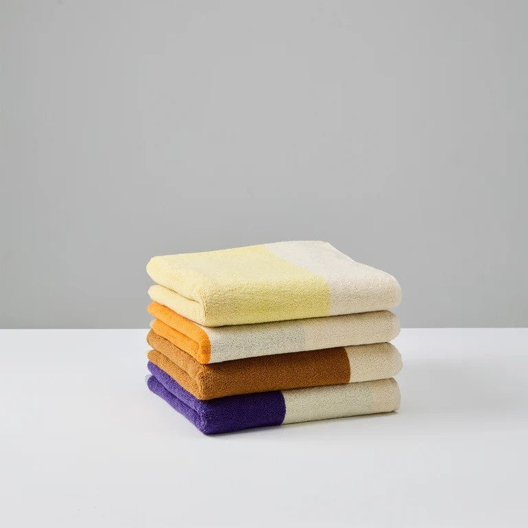 Suite702 Handtuch LIME TOFFEE gestreift | 50x100cm