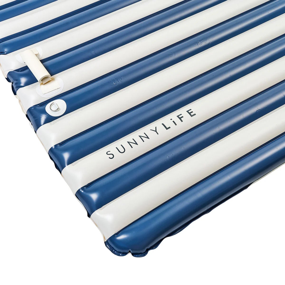 Sunnylife Luftmatratze PARTY PAD MARINE blau creme gestreift | 272x196x10cm - Sir Henrys