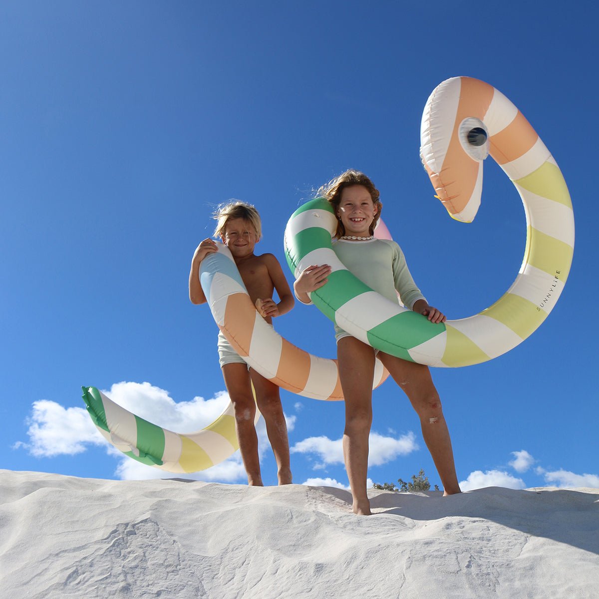 Sunnylife Poolnudel GIANT bunt gestreift | 245cm - Sir Henrys
