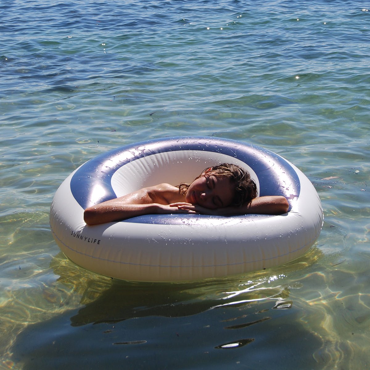 Sunnylife Schwimmring STRIPE | 106cm - Sir Henrys