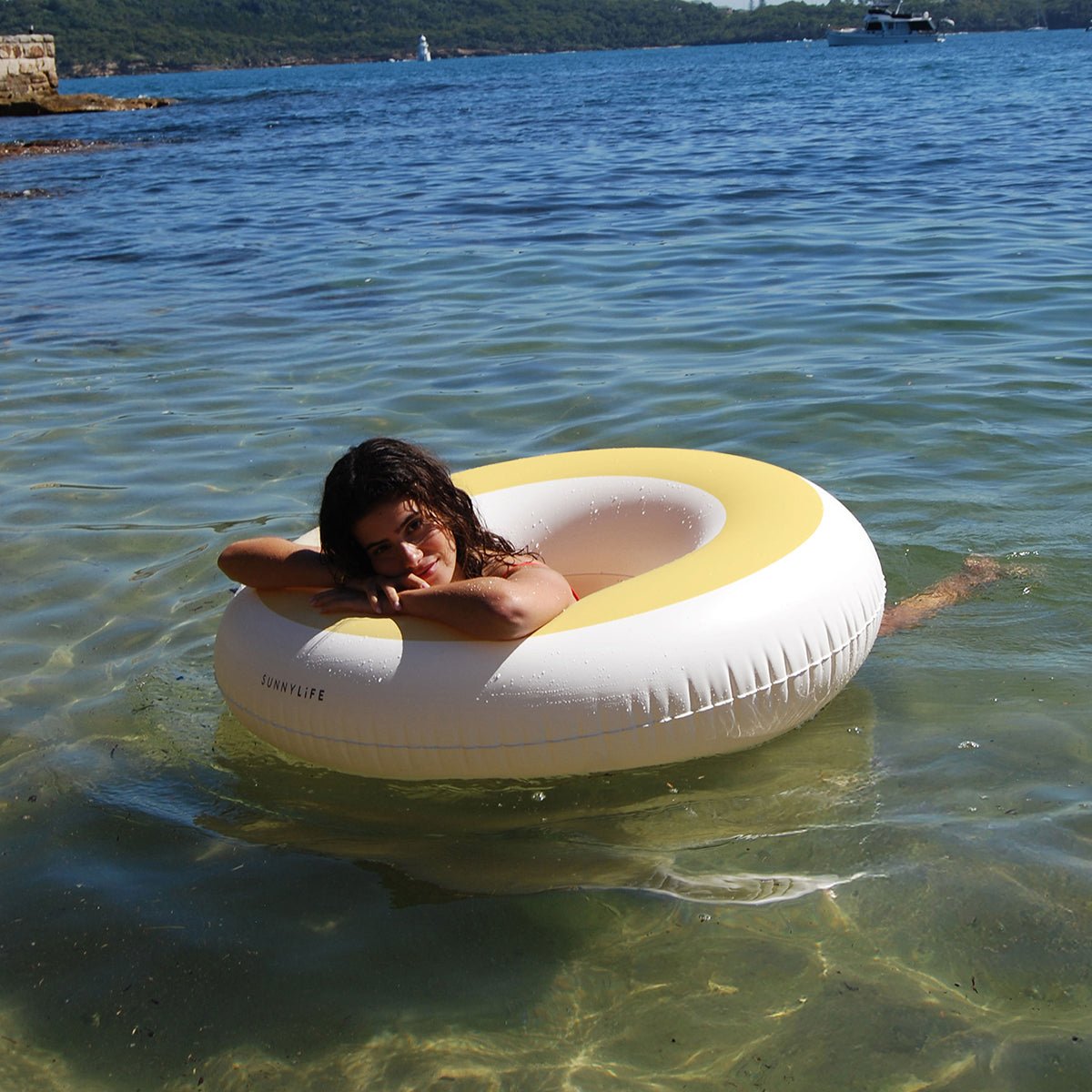 Sunnylife Schwimmring STRIPE | 106cm - Sir Henrys