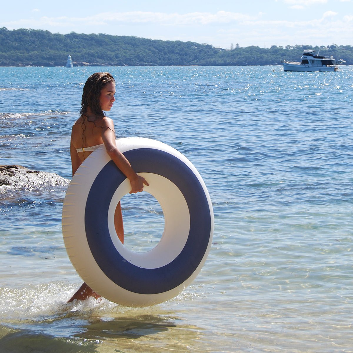 Sunnylife Schwimmring STRIPE | 106cm - Sir Henrys