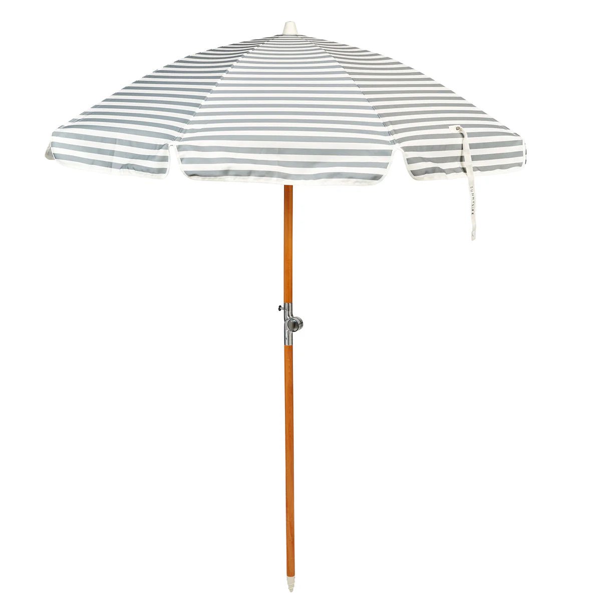 Sunnylife Sonnenschirm LUXE SEAGRASS salbei creme gestreift | Ø 55cm - Sir Henrys