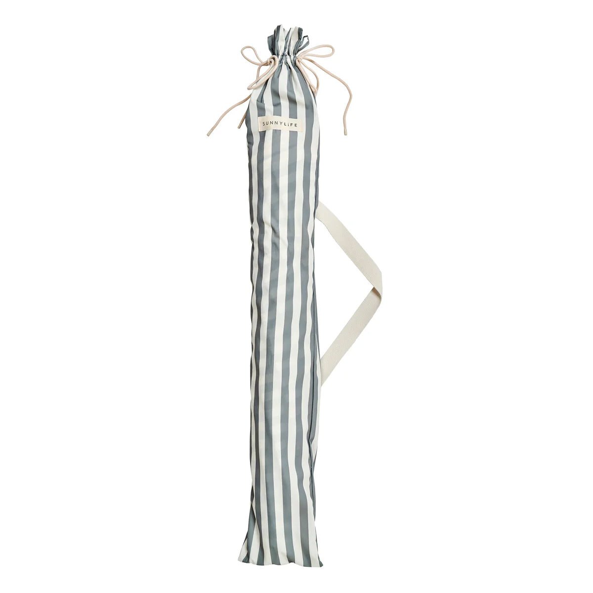 Sunnylife Sonnenschirm LUXE SEAGRASS salbei creme gestreift | Ø 55cm - Sir Henrys