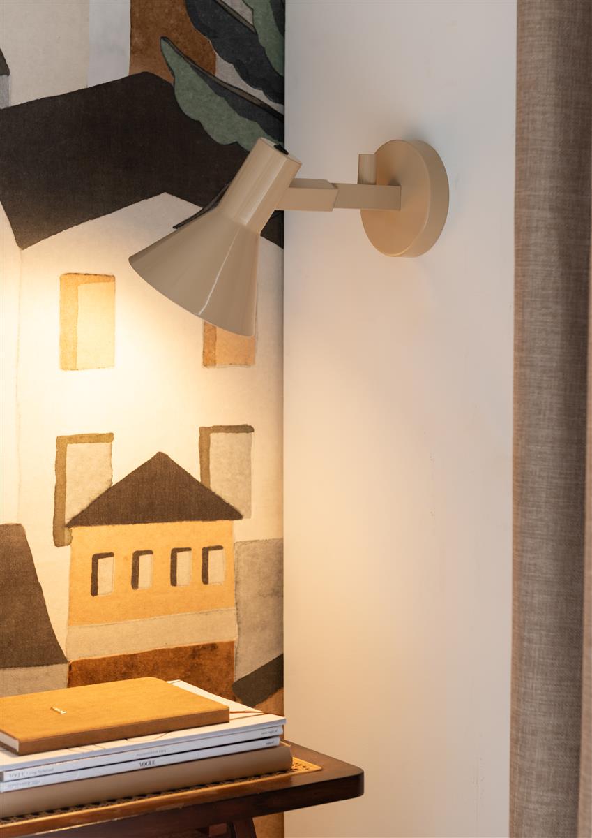 It's about RoMi Wandleuchte STAVANGER beige | 31x15x20cm