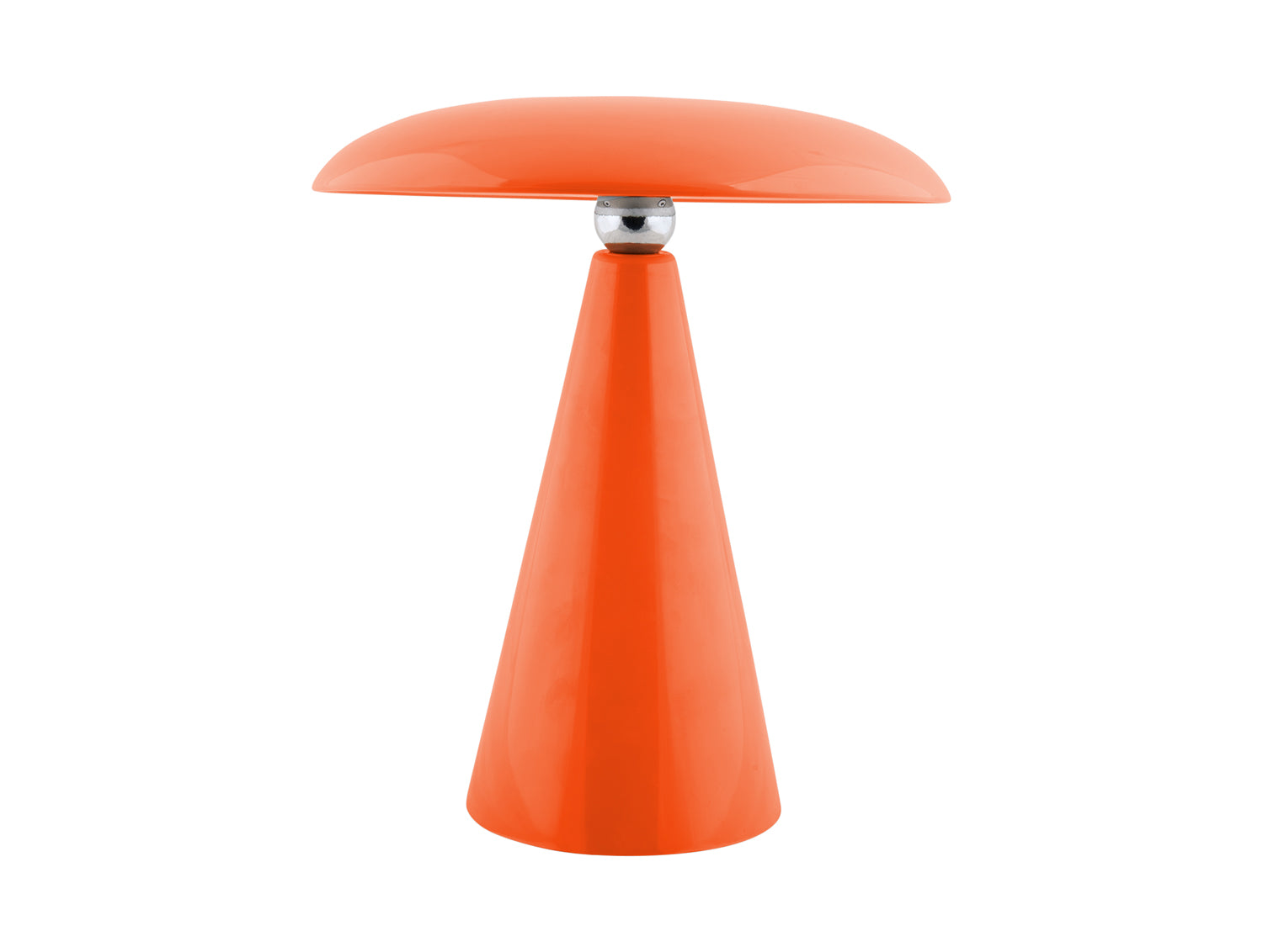 Leitmotiv Tischlampe PHOEBE Akku LED orange | Ø23x26cm