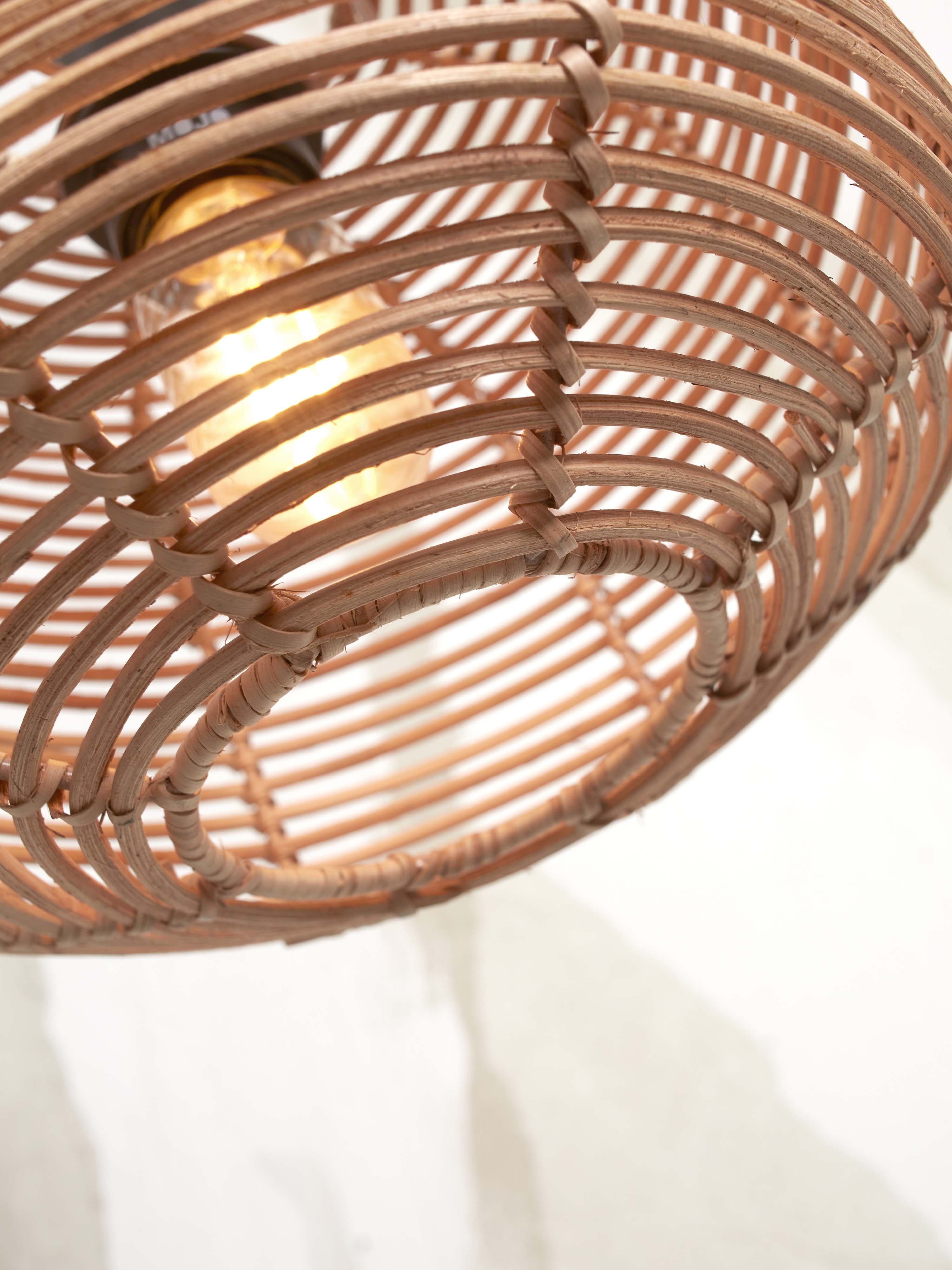 Good&Mojo Deckenlampe TANAMI braun | 25x25x20cm