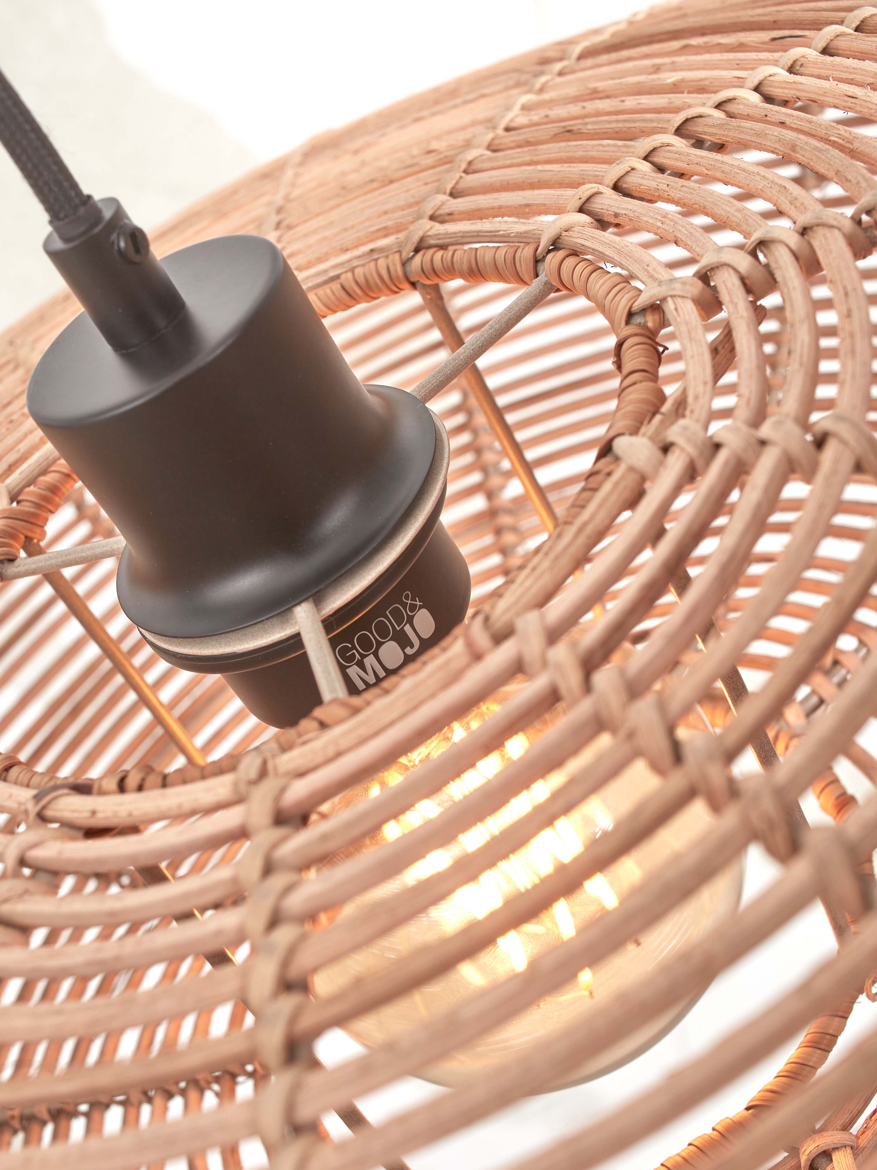 Good&Mojo Stehlampe TANAMI braun | 78x55x176cm