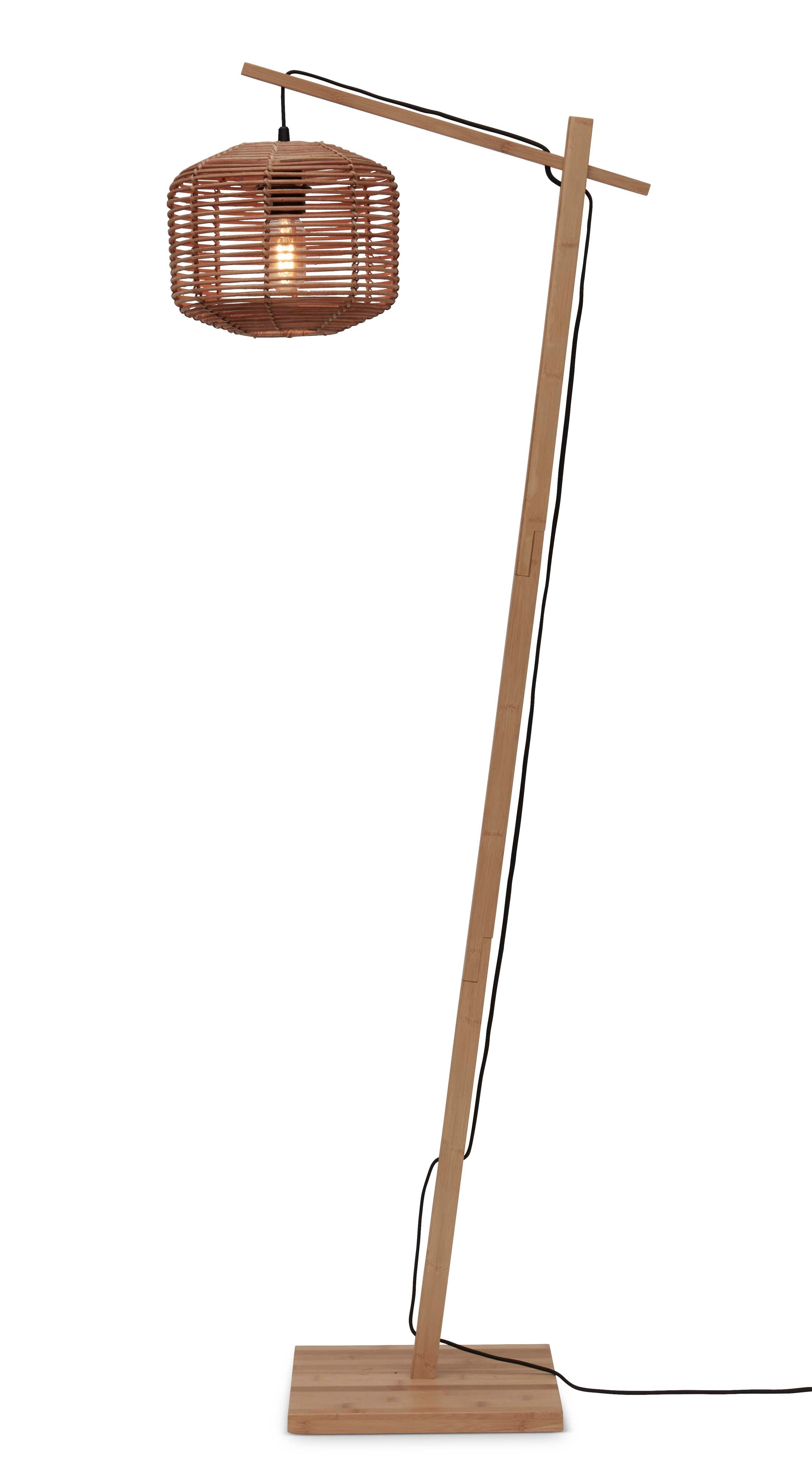 Good&Mojo Stehlampe TANAMI braun | 55x30x150cm