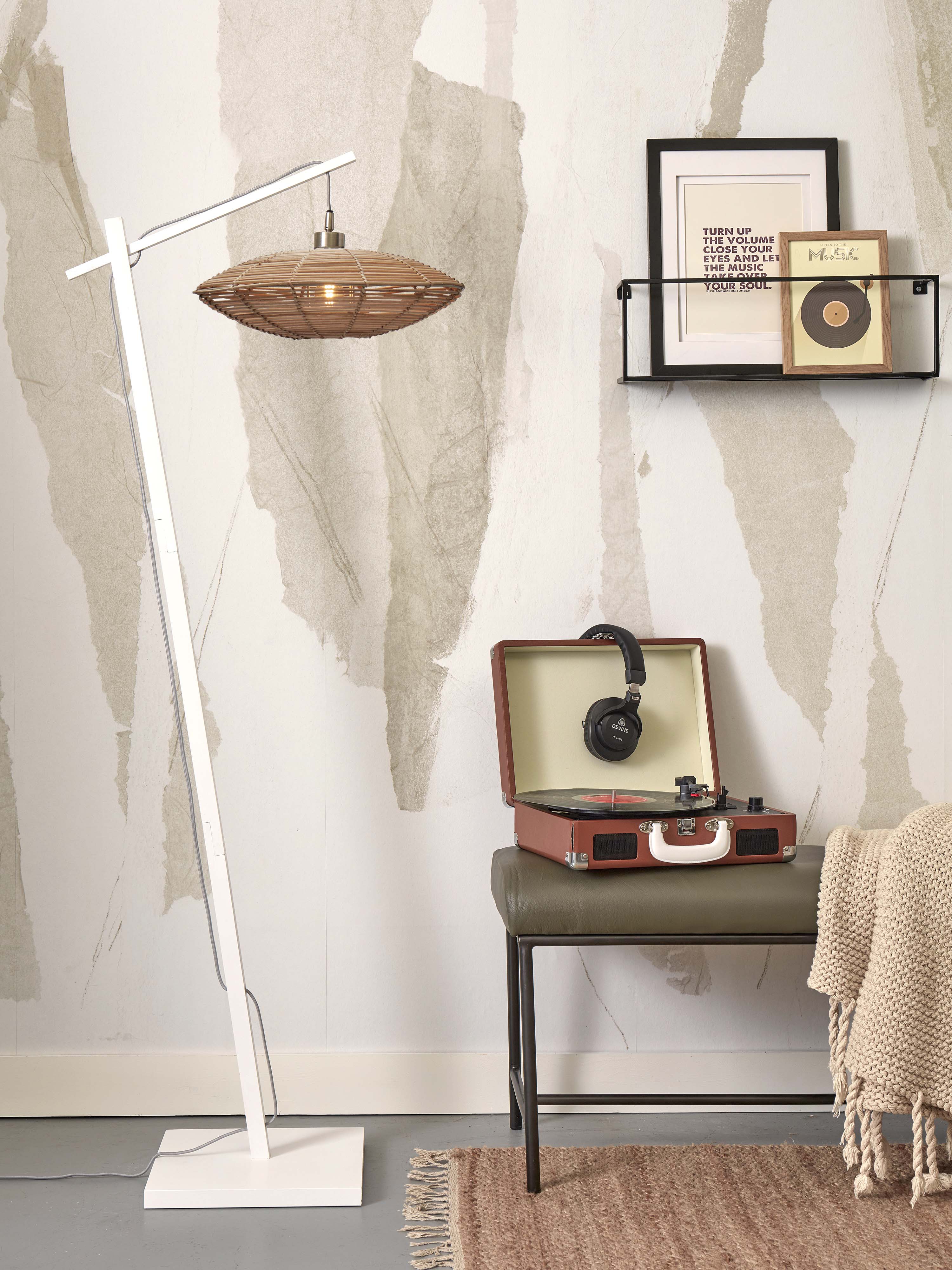 Good&Mojo Stehlampe TANAMI braun | 63x40x150cm