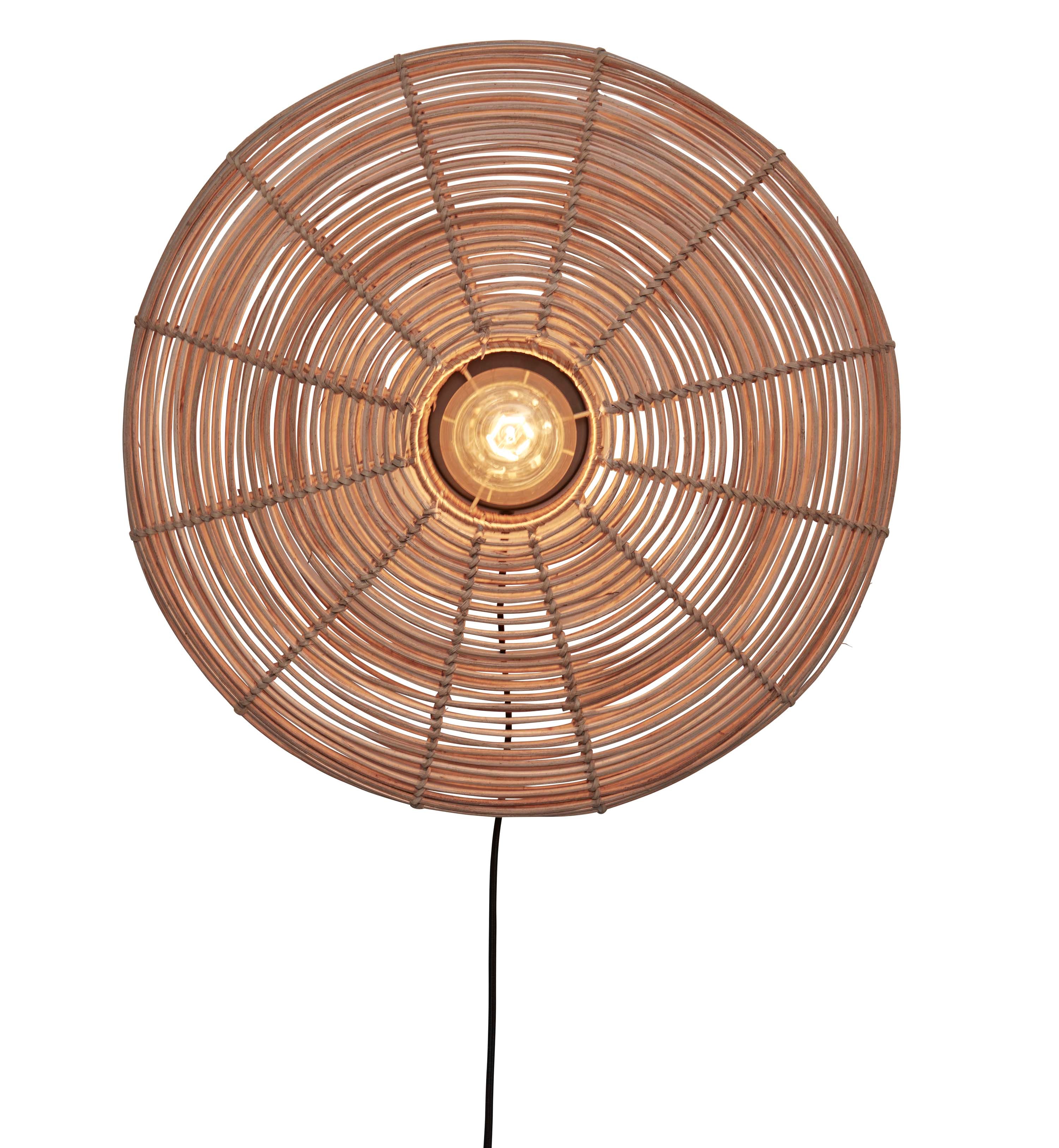 Good&Mojo Wandleuchte TANAMI braun | 55x14x55cm