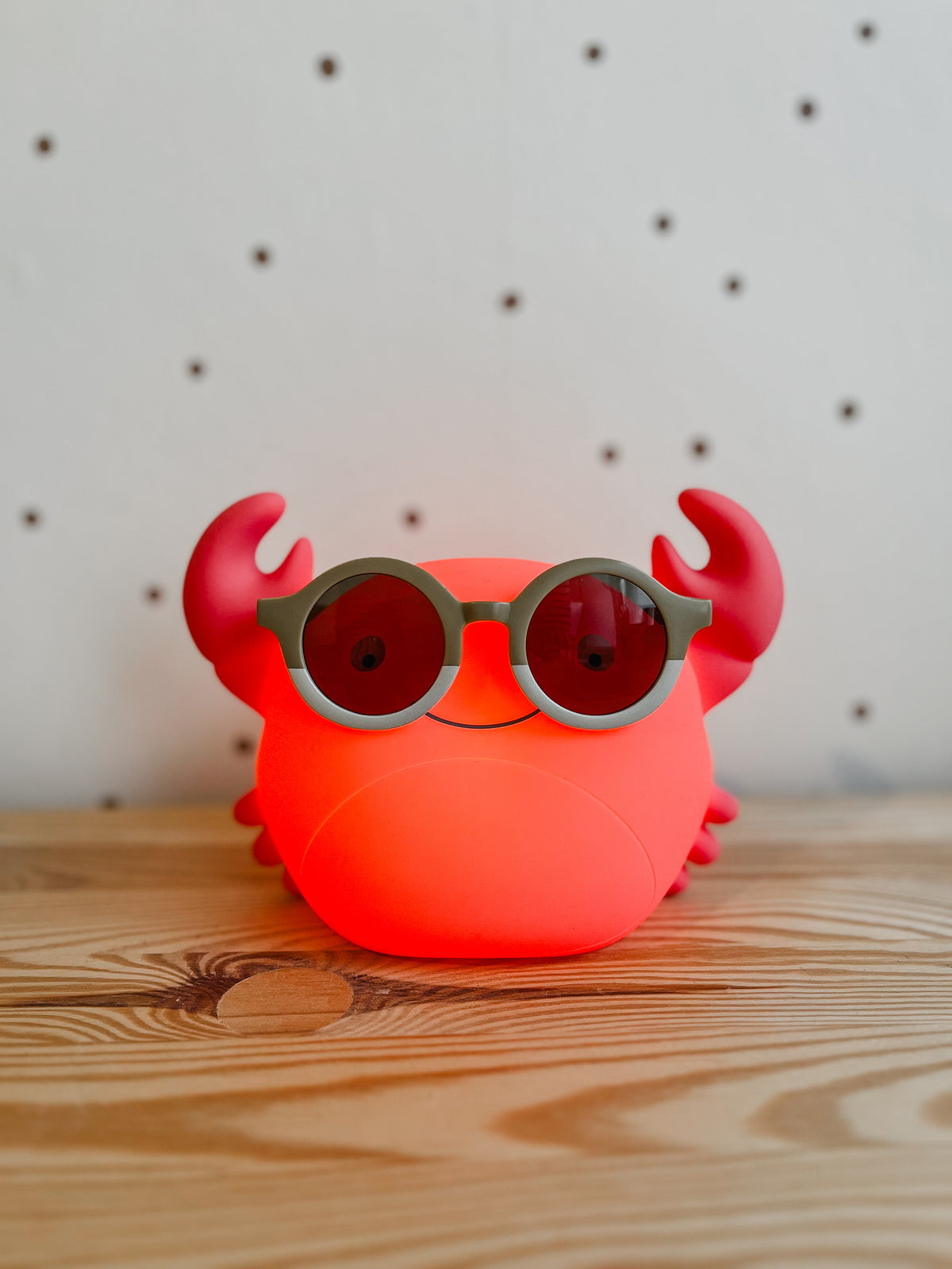 AP Junior Nachtlicht THEO THE CRAB koralle | 18x9,6x12,8cm
