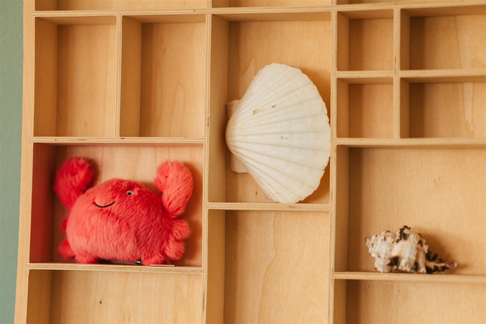 AP Junior NAchtlicht & Kuscheltier THEO THE CRAB koralle | 20x14x7cm