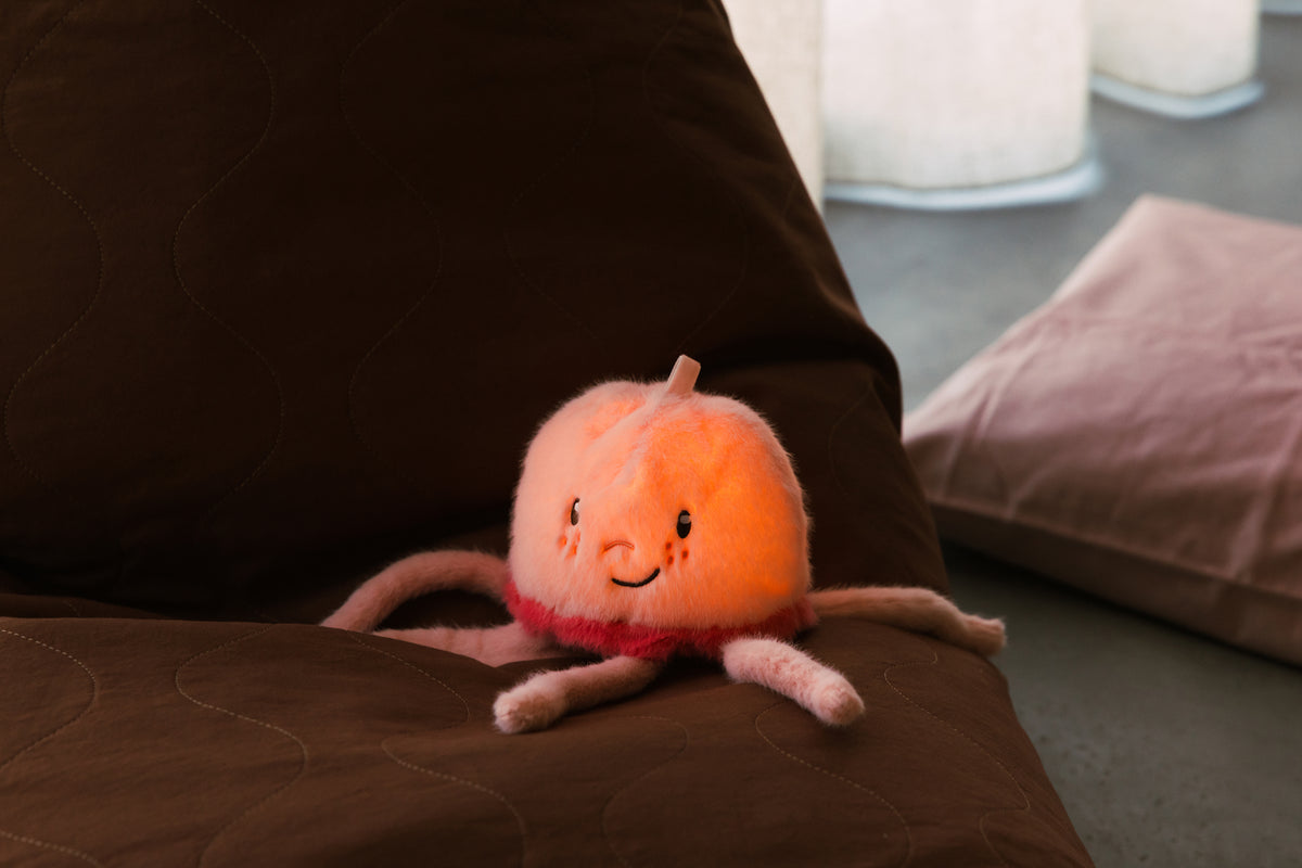AP Junior Nachtlicht & Kuscheltier QUALLE COLETTE rosa | 13x28cm