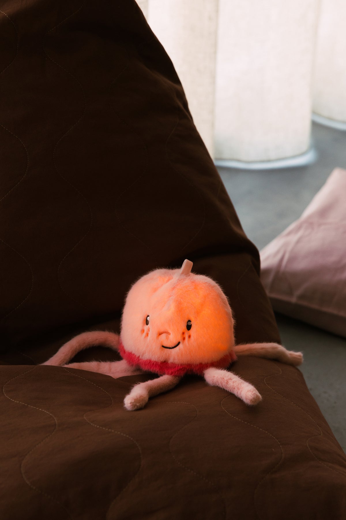 AP Junior Nachtlicht & Kuscheltier QUALLE COLETTE rosa | 13x28cm