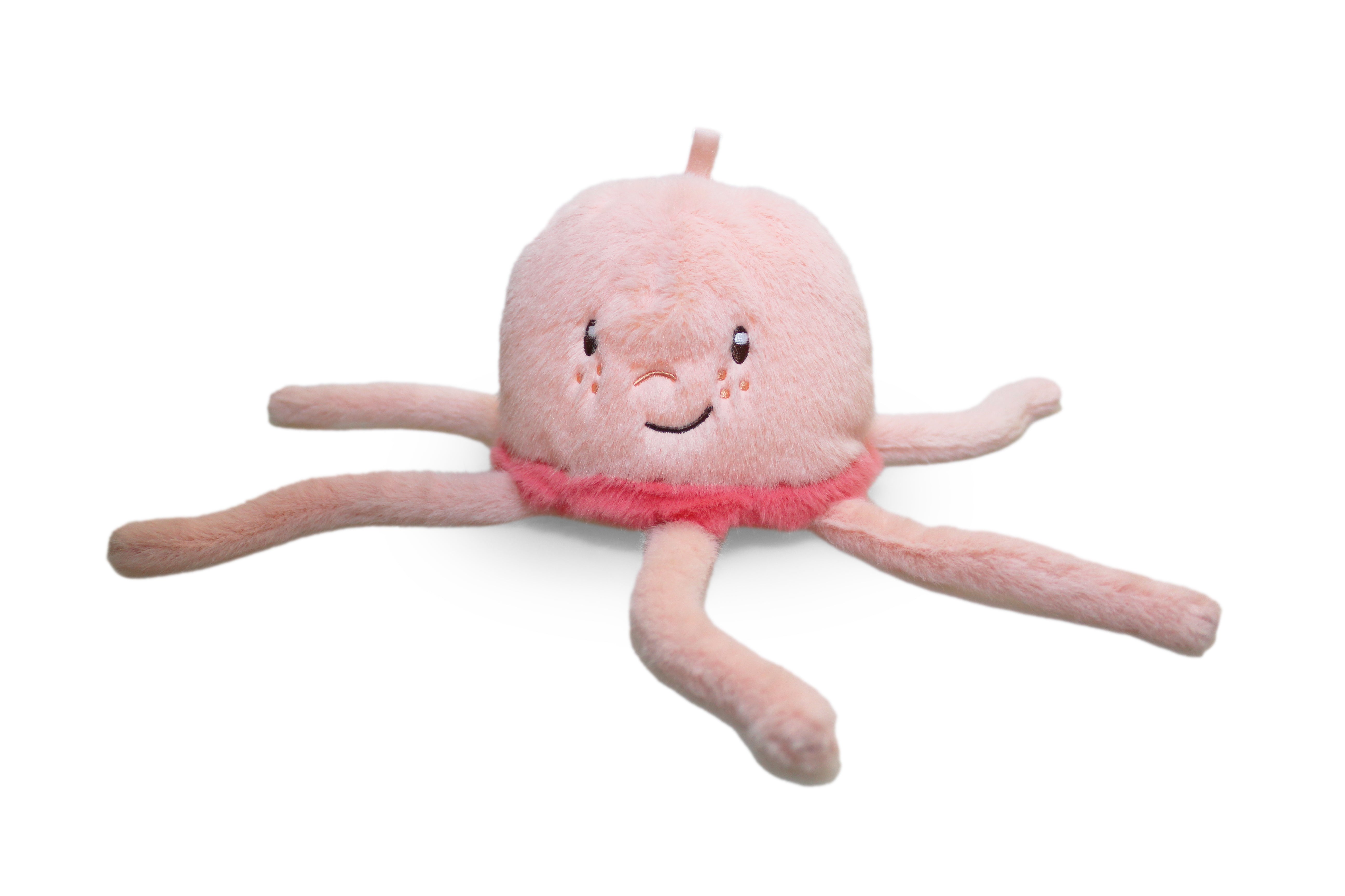 AP Junior Nachtlicht & Kuscheltier QUALLE COLETTE rosa | 13x28cm