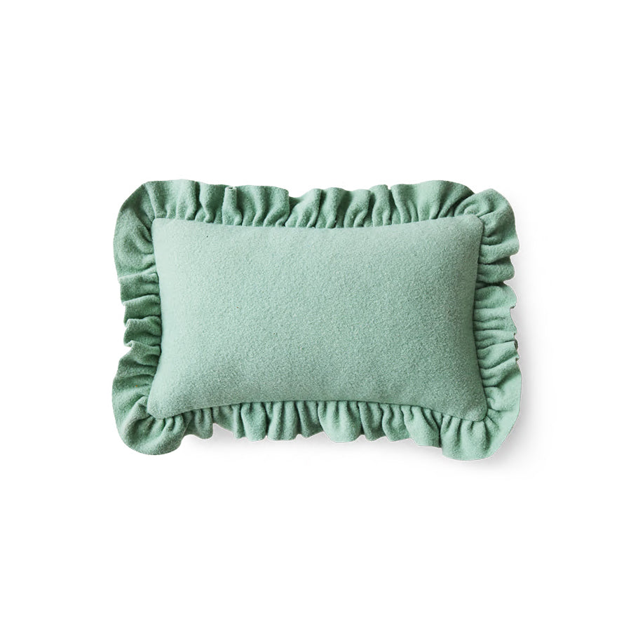 HKliving Kissen MINT Fell | 60x40x5cm
