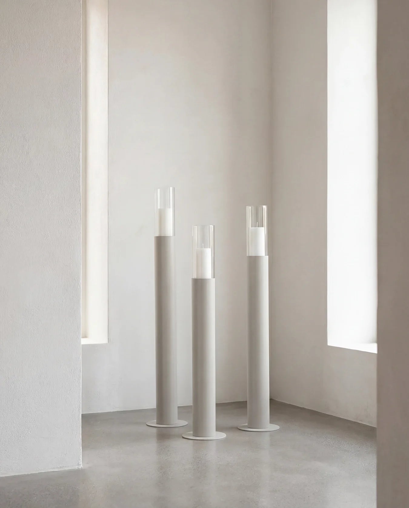 by Crea® Kerzenständer THOMAS Beige