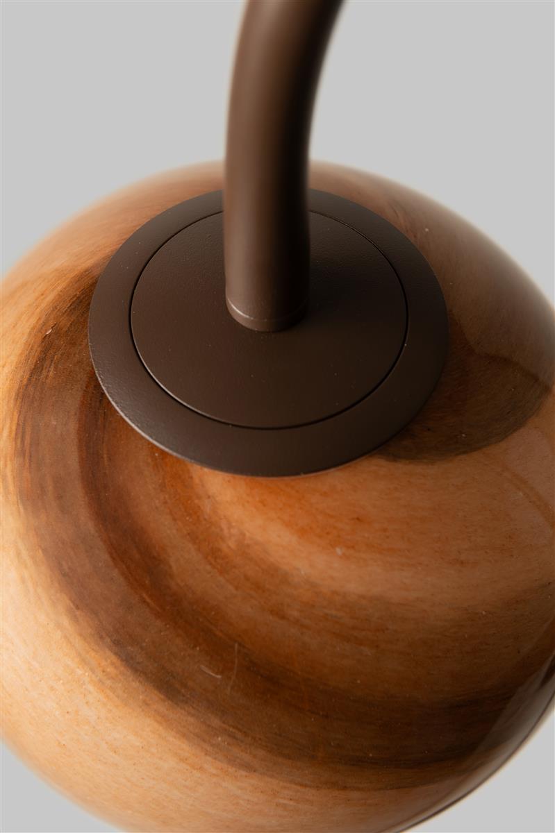 It's about RoMi Stehlampe TIVOLI braun | 20x42x163cm
