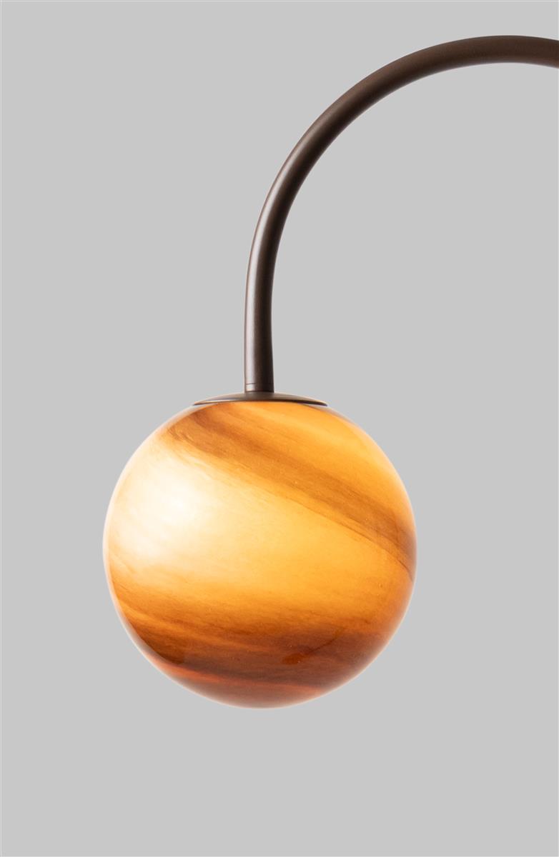 It's about RoMi Stehlampe TIVOLI braun | 20x42x163cm