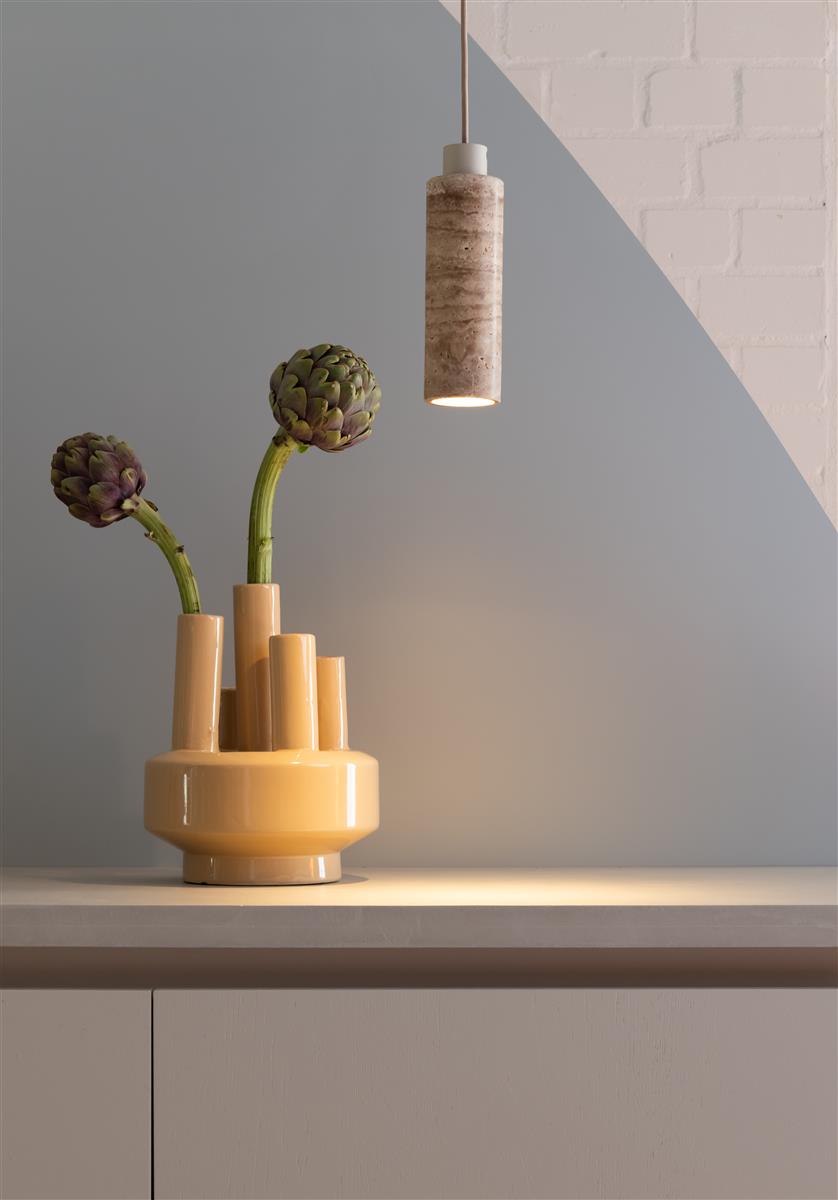 It's about RoMi Pendelleuchte TIVOLI sandfarben | 12x12x276cm
