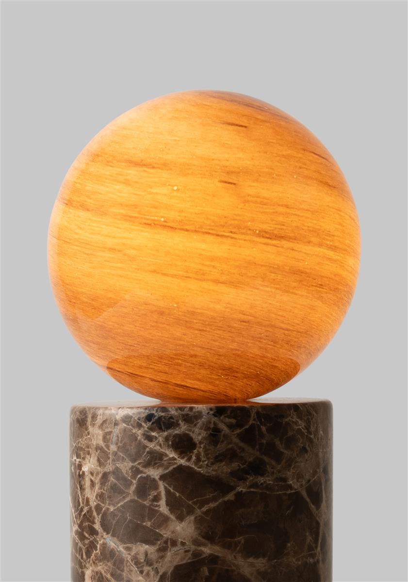 It's about RoMi Tischlampe TIVOLI braun | 12x12x33cm