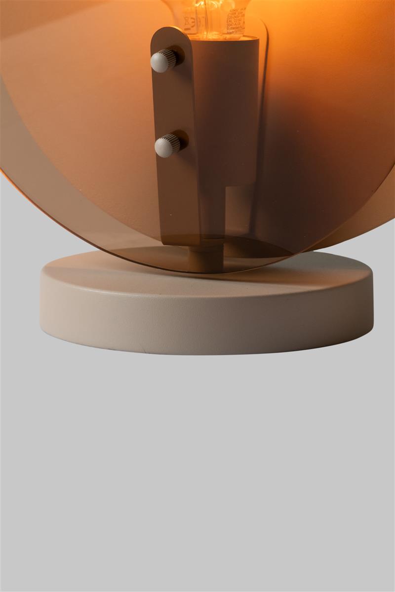 It's about RoMi Tischlampe TOLEDO bernstein | 22x30x32,5cm