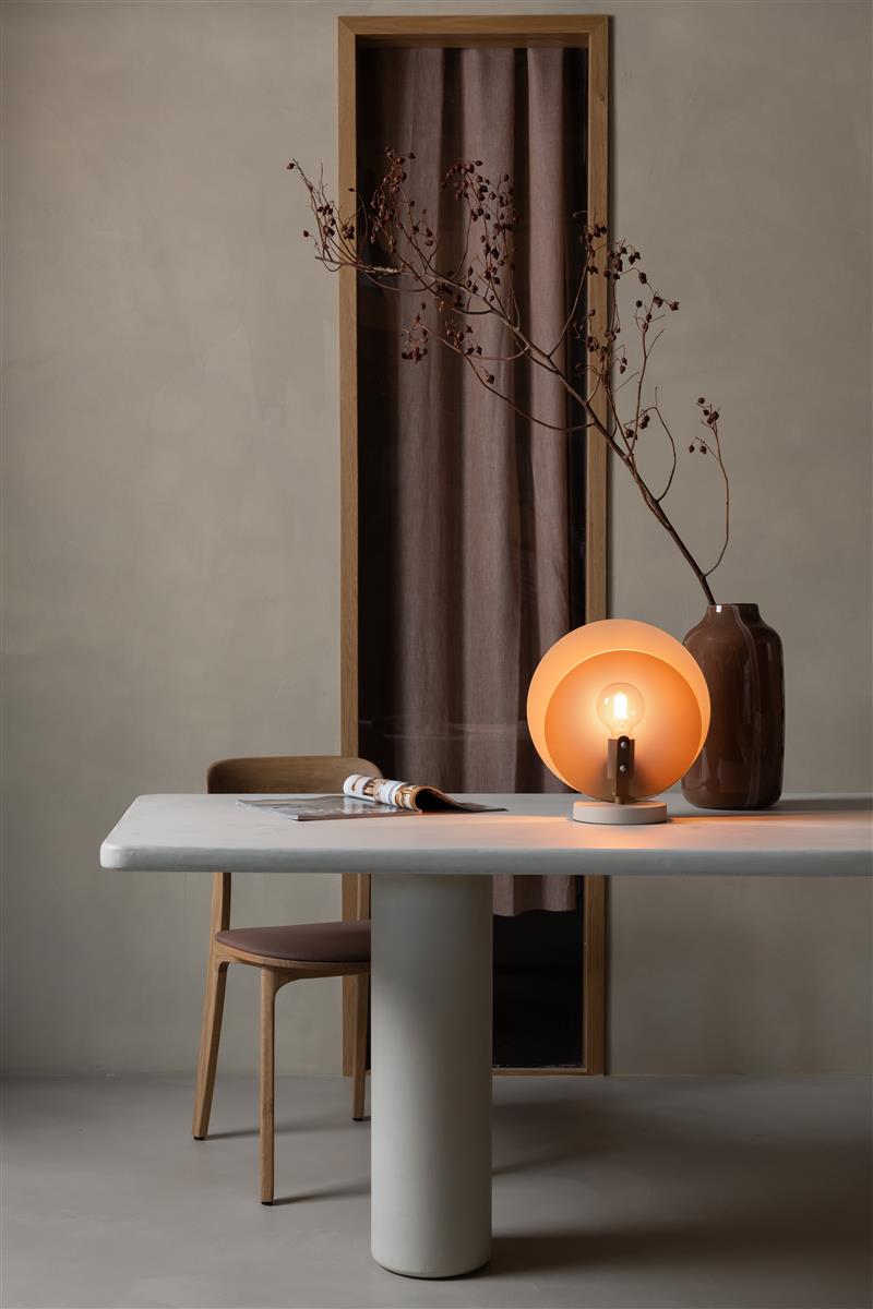 It's about RoMi Tischlampe TOLEDO bernstein | 22x30x32,5cm