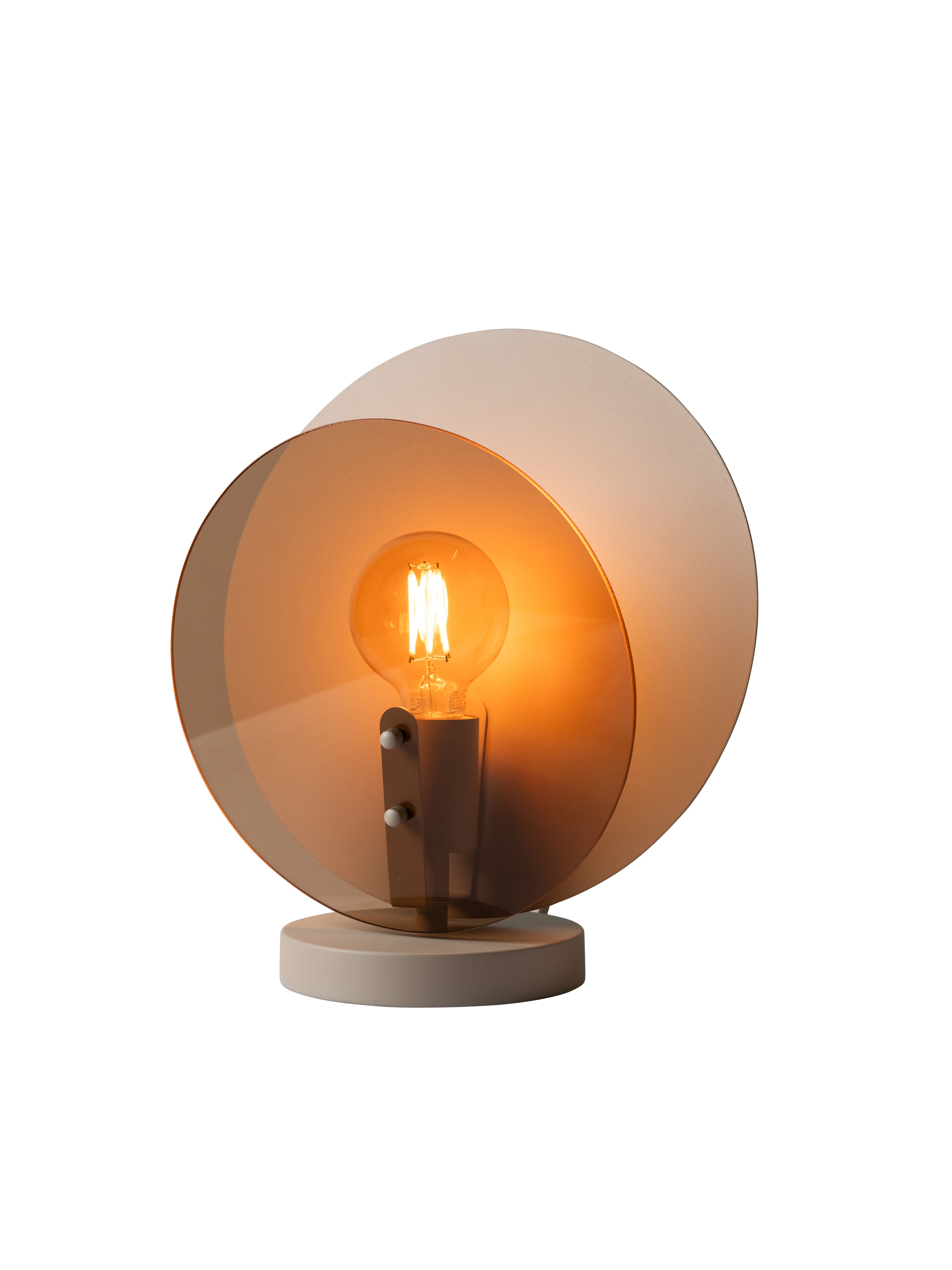 It's about RoMi Tischlampe TOLEDO bernstein | 22x30x32,5cm