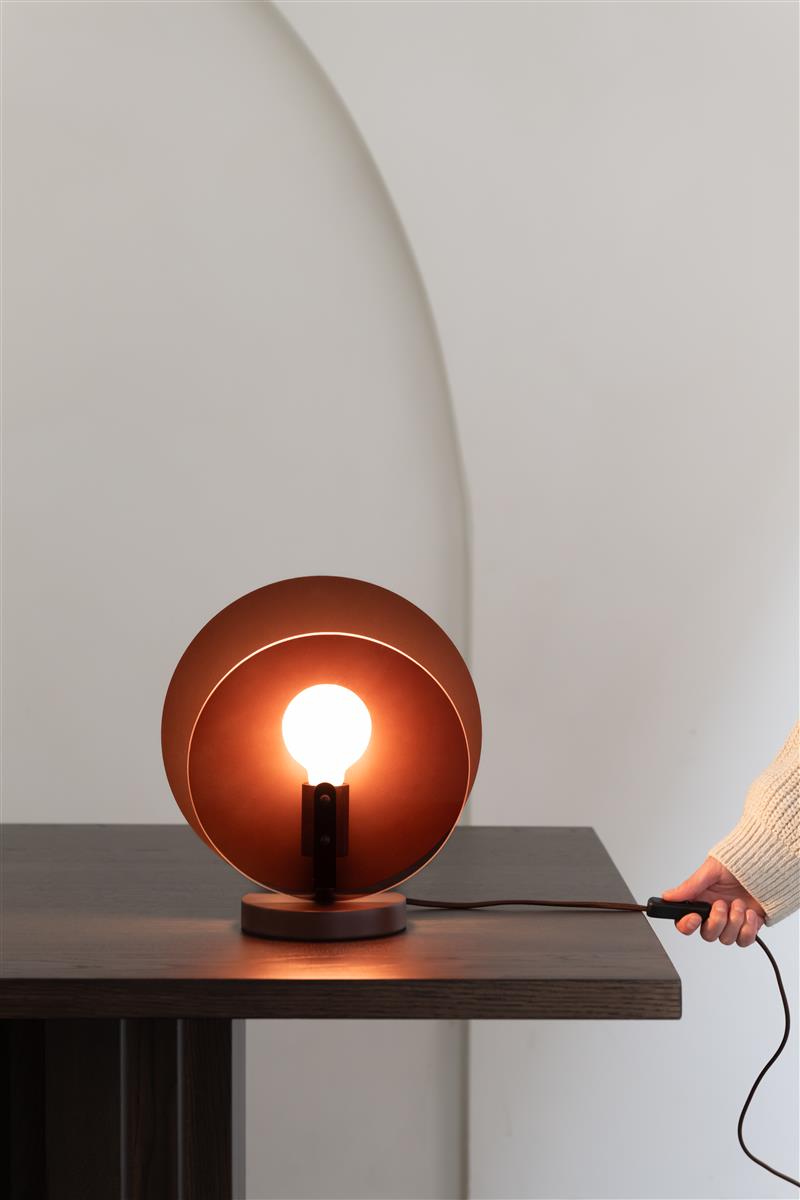 It's about RoMi Tischlampe TOLEDO braun | 22x30x32,5cm