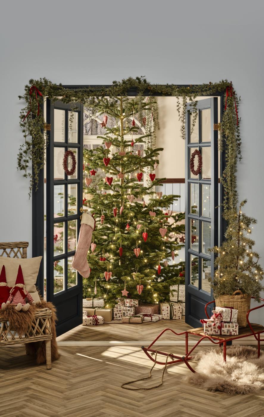IB Laursen Weihnachtsbaum ZEDER mit Plastiktopf groß | Ø 60 H120cm
