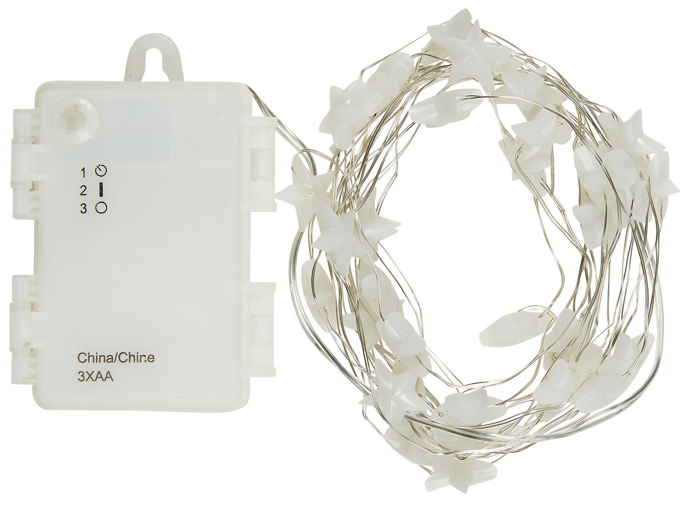 IB Laursen Lichterkette m/40 Sternen f/draußen m/Timer 6/18