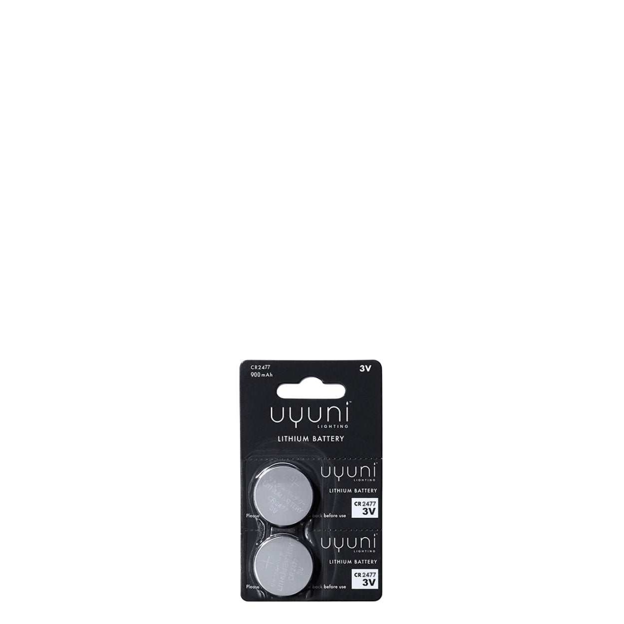 Uyuni Lighting Batterien Lithium Metal CR2477 3V 2er Pack für LED Kerzen